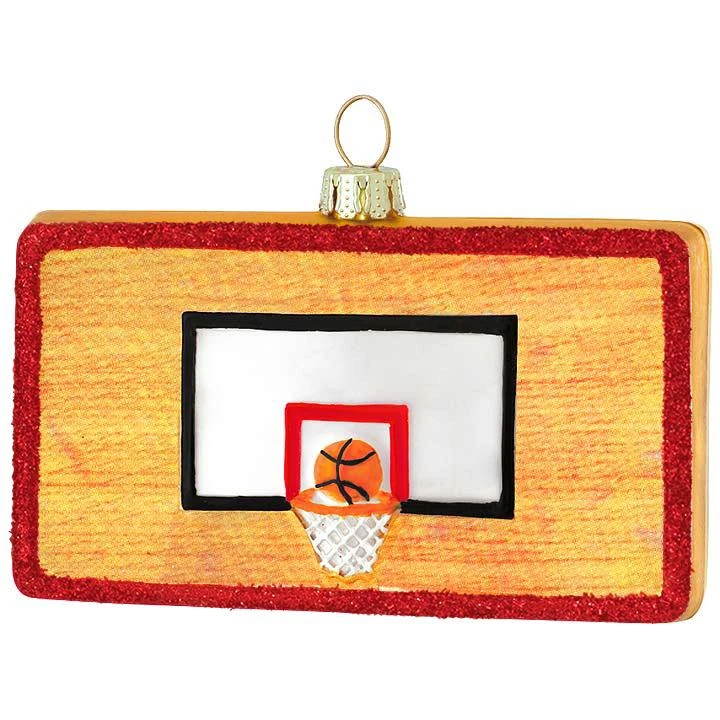 Personalized Basketball Court Glass Ornament 5 Personalized Basketball Court Glass Ornament - Image 3