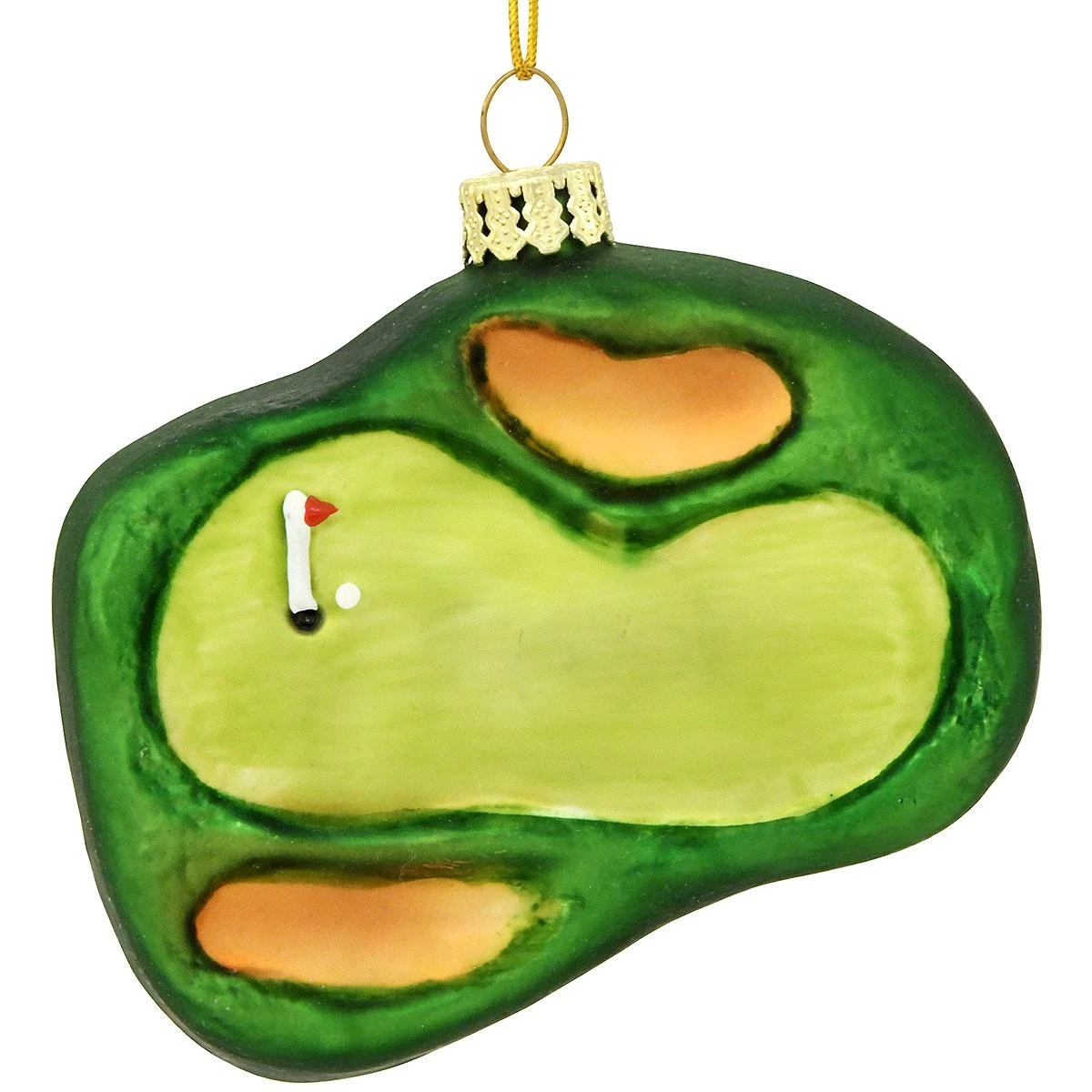 Personalized Golf Green Glass Ornament 5 Personalized Golf Green Glass Ornament - Image 3
