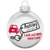 Personalized Look Out World Here I Come Glass Ornament -Holiday Decoration Store 1149099 web 1.default