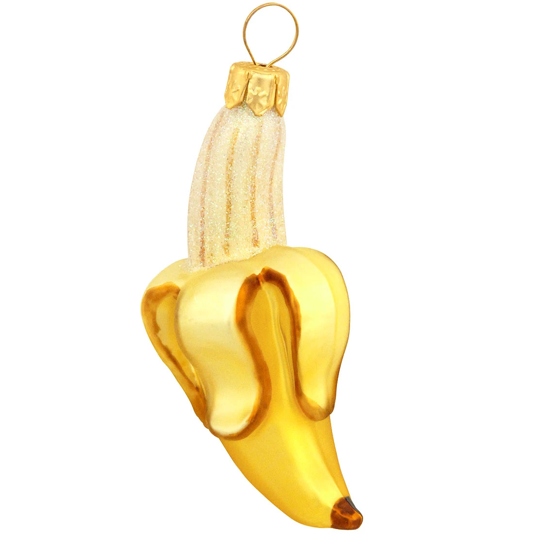 Small Banana Glass Ornament 3 Small Banana Glass Ornament