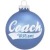 Personalized Blue Coach Glass Ornament -Holiday Decoration Store 1153065 web 1.default