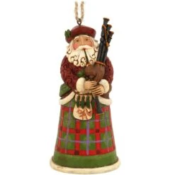Scottish Santa Jim Shore Ornament