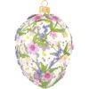 Glass Egg Ornament With Pink And Purple Flowers 2 Glass Egg Ornament With Pink And Purple Flowers -Holiday Decoration Store 1156503 web 1.default