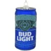 Bud Light Beer Can Glass Ornament