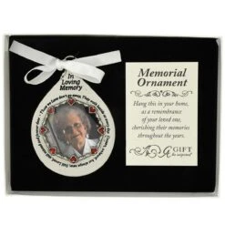 Those We Love Pewter Memorial Photo Ornament