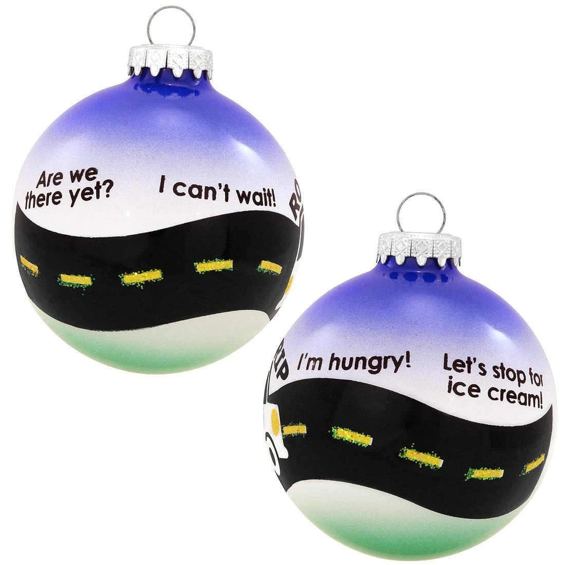 Personalized Road Trip Glass Ornament 4 Personalized Road Trip Glass Ornament - Image 2