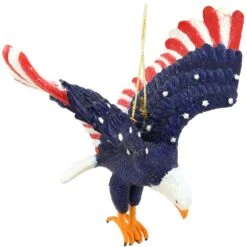 US Flag Eagle Ornament