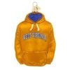 West Virginia University Hoodie Ornament