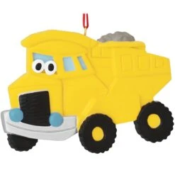Personalized Dump Truck With Eyes Ornament -Holiday Decoration Store 1165669 web 2