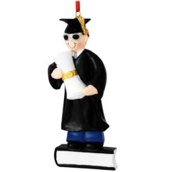 Personalized Graduate Boy Figure Ornament 5 Personalized Graduate Boy Figure Ornament -Holiday Decoration Store 1165675 web 2