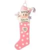 Personalized Baby's First Christmas Pink Stocking Ornament -Holiday Decoration Store 1165677 web 1.default