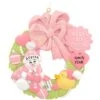 Personalized Pink Baby's First Christmas Wreath With Glitter Ornament -Holiday Decoration Store 1165696 web 1.default