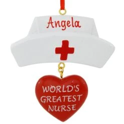 Personalized World's Greatest Nurse Ornament