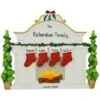 Personalized Fireplace Mantle With 4 Stockings Table Display -Holiday Decoration Store 1166127 web 1.default