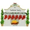 Personalized Fireplace Mantle With 6 Stockings Table Display -Holiday Decoration Store 1166131 web 1.default