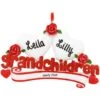 Personalized Grandchildren With Two Hearts Ornament 2 Personalized Grandchildren With Two Hearts Ornament -Holiday Decoration Store 1166208 web 1.default