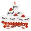 Personalized Grandchildren With Seven Hearts Ornament -Holiday Decoration Store 1166213 web 1.default