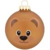 Teddy Bear Face Glass Ornament 1 Teddy Bear Face Glass Ornament -Holiday Decoration Store 1166629 web 1.default