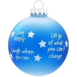 You Only Live Once Glass Ornament -Holiday Decoration Store 1167761 web 3