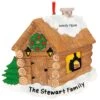Personalized Log Cabin Ornament -Holiday Decoration Store 1170085 web 1.default