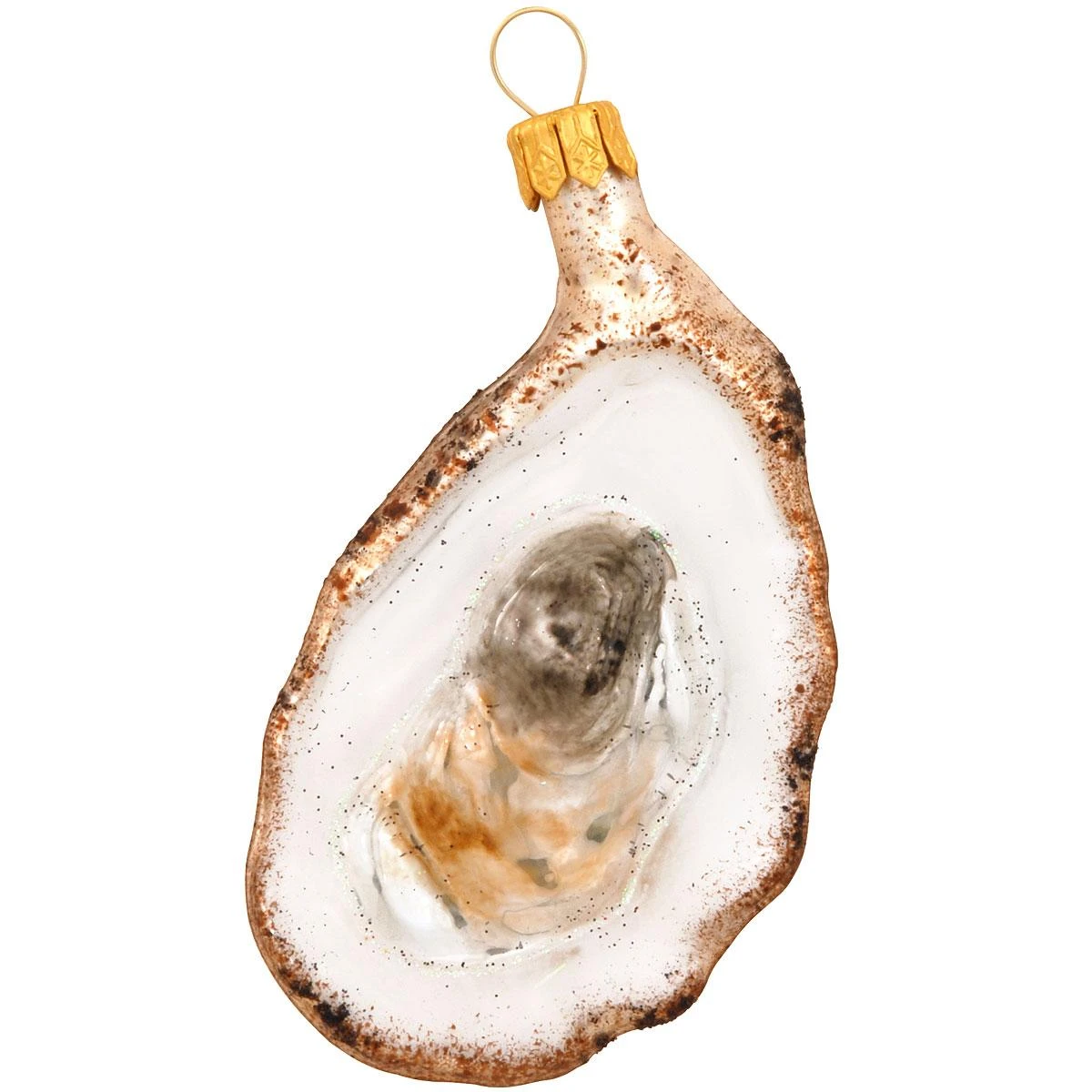 Oyster Glass Ornament 3 Oyster Glass Ornament