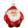 2.5 Inch Red Santa Glass Ornament -Holiday Decoration Store 1171084 web 1.default