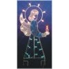 Silhouette Angel Lighted LED Wire-Frame Shape