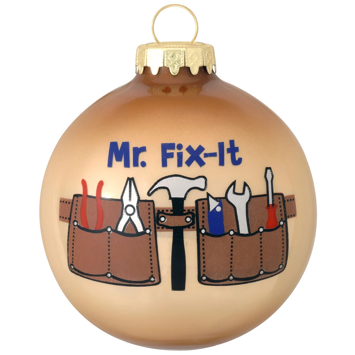 Mr Fix-It Tool Belt Glass Ornament 3 Mr Fix-It Tool Belt Glass Ornament