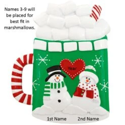Personalized Snow Couple Christmas Mug Table Top Display -Holiday Decoration Store 1173420 web 3