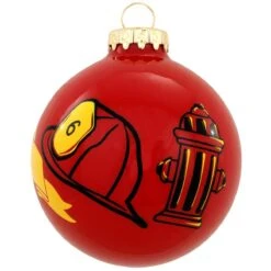Personalized Firefighter Badge Ornament 8 Personalized Firefighter Badge Ornament -Holiday Decoration Store 1173734 web 3
