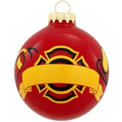Personalized Firefighter Badge Ornament 9 Personalized Firefighter Badge Ornament -Holiday Decoration Store 1173734 web 4