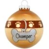 Personalized Dog Collar With Bone Tag Glass Ornament 2 Personalized Dog Collar With Bone Tag Glass Ornament -Holiday Decoration Store 1173980 web 1.default