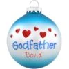 Personalized Godfather With Hearts Glass Ornament -Holiday Decoration Store 1175482 web 1.default