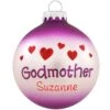 Personalized Godmother With Hearts Glass Ornament -Holiday Decoration Store 1175483 web 1.default