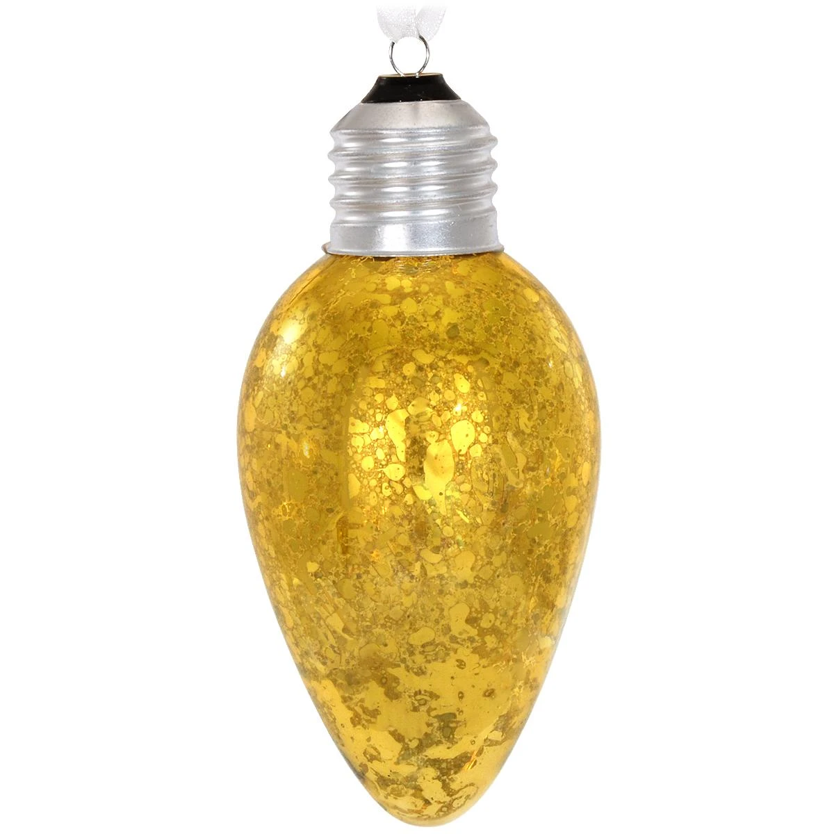 Personalized Gold Light Bulb Glass Ornament 4 Personalized Gold Light Bulb Glass Ornament - Image 2