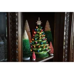 Green Ceramic Christmas Tree With Lights 8 Green Ceramic Christmas Tree With Lights -Holiday Decoration Store 1177183 web 3