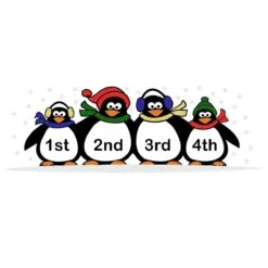 Personalized Penguin Family Of 4 Glass Sparkle Ornament 9 Personalized Penguin Family Of 4 Glass Sparkle Ornament -Holiday Decoration Store 1178747 web 4