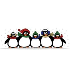 Personalized Penguin Family Of 5 Glass Sparkle Ornament 8 Personalized Penguin Family Of 5 Glass Sparkle Ornament -Holiday Decoration Store 1178750 web 3