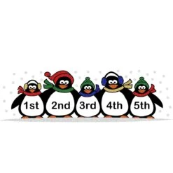 Personalized Penguin Family Of 5 Glass Sparkle Ornament 9 Personalized Penguin Family Of 5 Glass Sparkle Ornament -Holiday Decoration Store 1178750 web 4