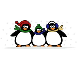 Personalized Penguin Family Of 3 Glass Sparkle Ornament 8 Personalized Penguin Family Of 3 Glass Sparkle Ornament -Holiday Decoration Store 1178752 web 3