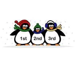 Personalized Penguin Family Of 3 Glass Sparkle Ornament 9 Personalized Penguin Family Of 3 Glass Sparkle Ornament -Holiday Decoration Store 1178752 web 4