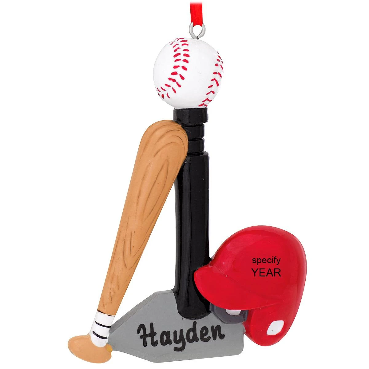 Personalized T-Ball Ornament 3 Personalized T-Ball Ornament