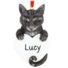 Personalized Gray Tabby Cat Ornament 2 Personalized Gray Tabby Cat Ornament -Holiday Decoration Store 1180373 web 1.default