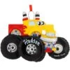 Personalized Yellow Monster Truck Ornament