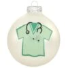 Personalized Medical Scrubs Shirt Glass Ornament 1 Personalized Medical Scrubs Shirt Glass Ornament -Holiday Decoration Store 1180586 web 1.default