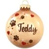 Personalized Pet Paw Print Heart Swirl Glass Ornament -Holiday Decoration Store 1181562 web 1.default