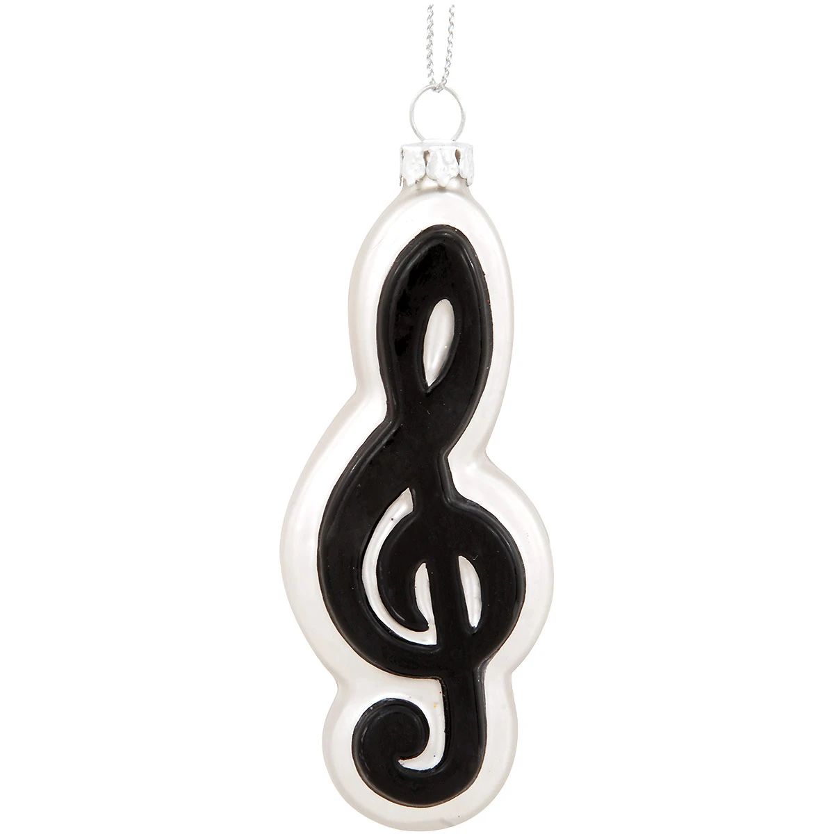 Personalized Treble Clef Glass Ornament 4 Personalized Treble Clef Glass Ornament - Image 2