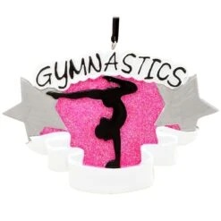 Personalized Gymnastics Silhouette Ornament -Holiday Decoration Store 1185099 web 2