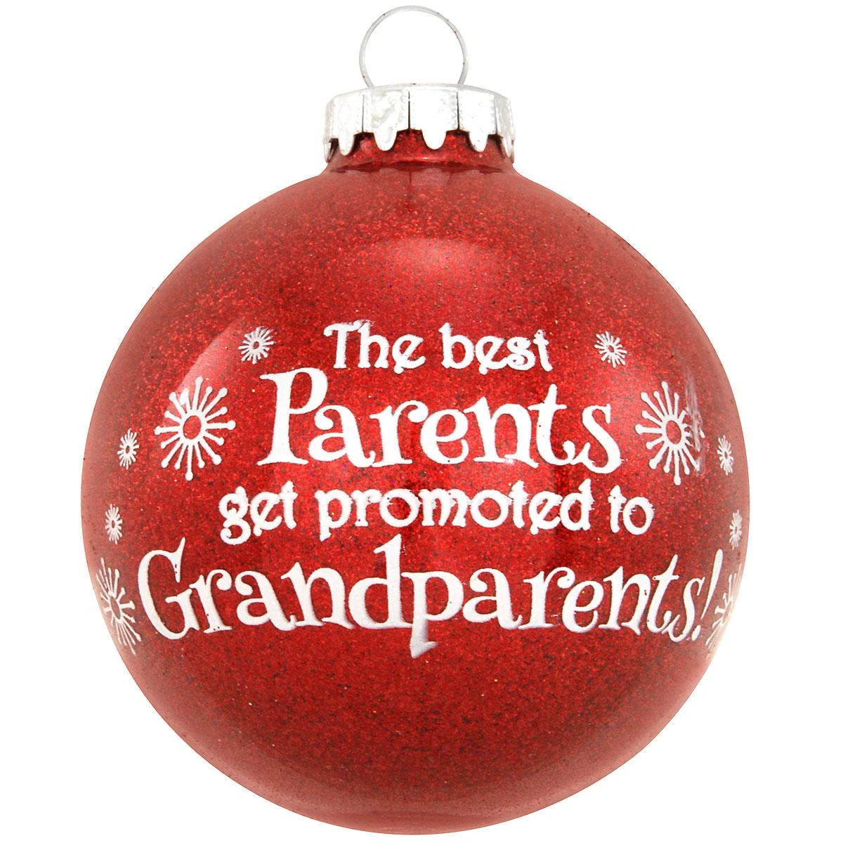 Parents Promoted To Grandparents Glass Ornament 3 Parents Promoted To Grandparents Glass Ornament