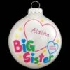 Personalized Big Sister Glass Sparkle Ornament 1 Personalized Big Sister Glass Sparkle Ornament -Holiday Decoration Store 1186168 web 1.default